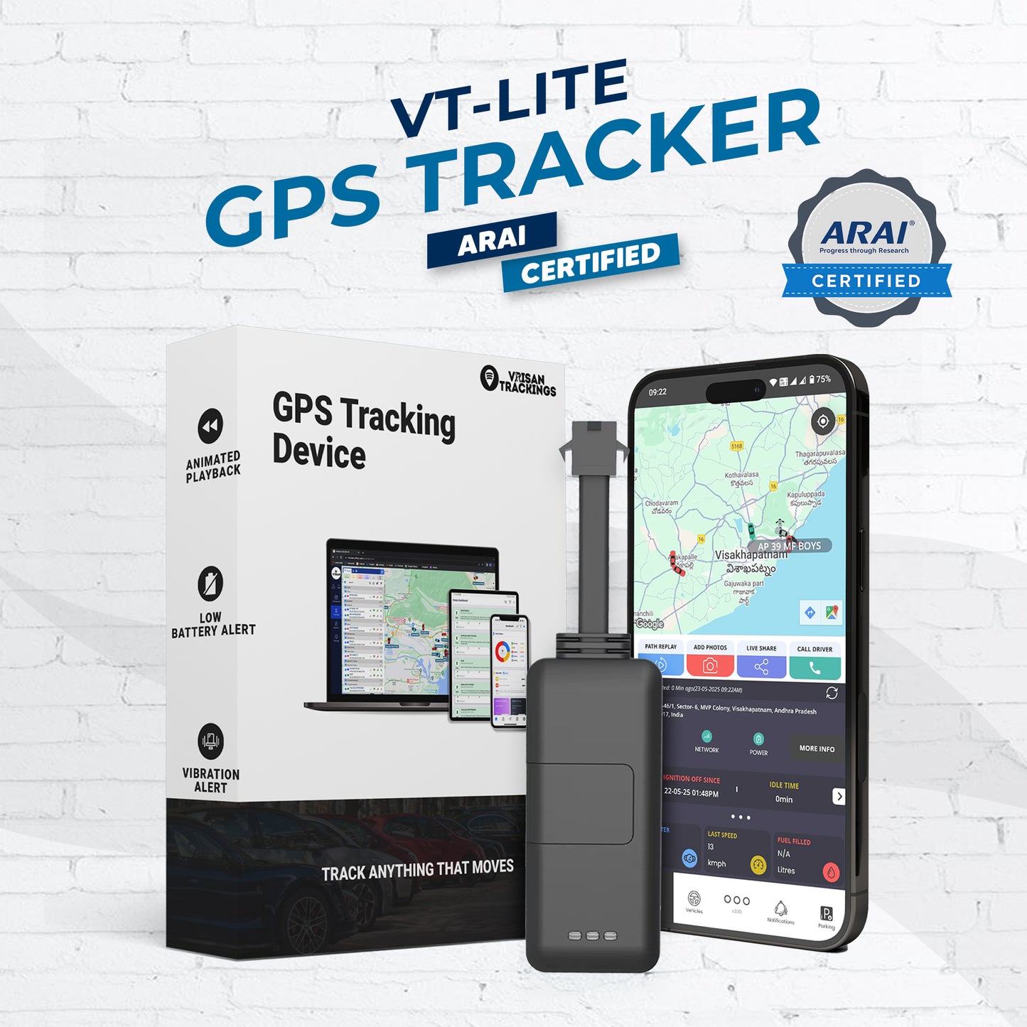 VT Lite GPS Tracker – Advanced Wired Vehicle ( VT Pro App)